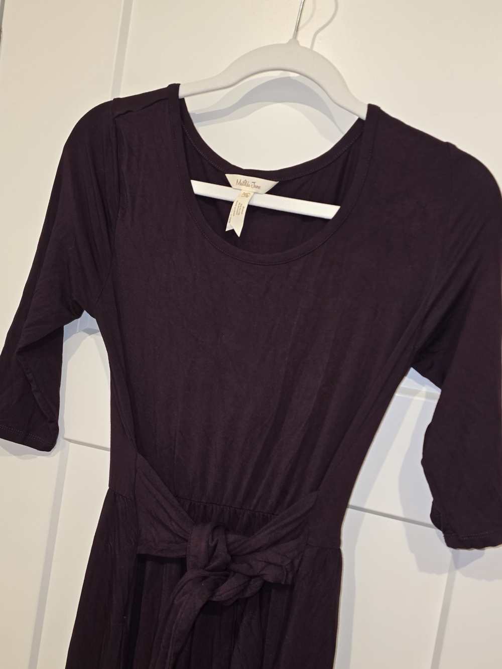 Matilda Jane Plum Scoop Neck Tee Dress